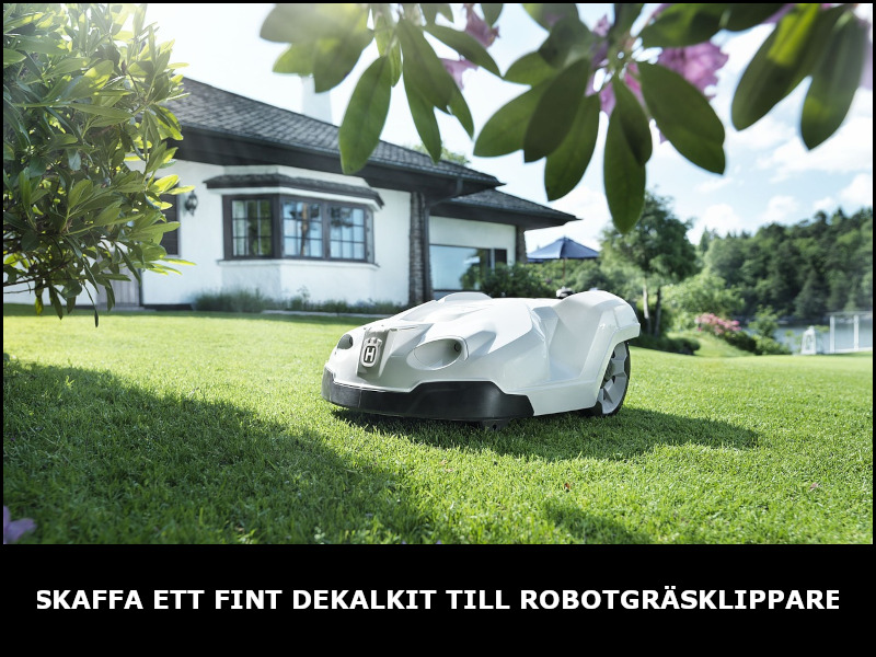 dekalkit till robotgräsklippare, mer personlig gräsklippare